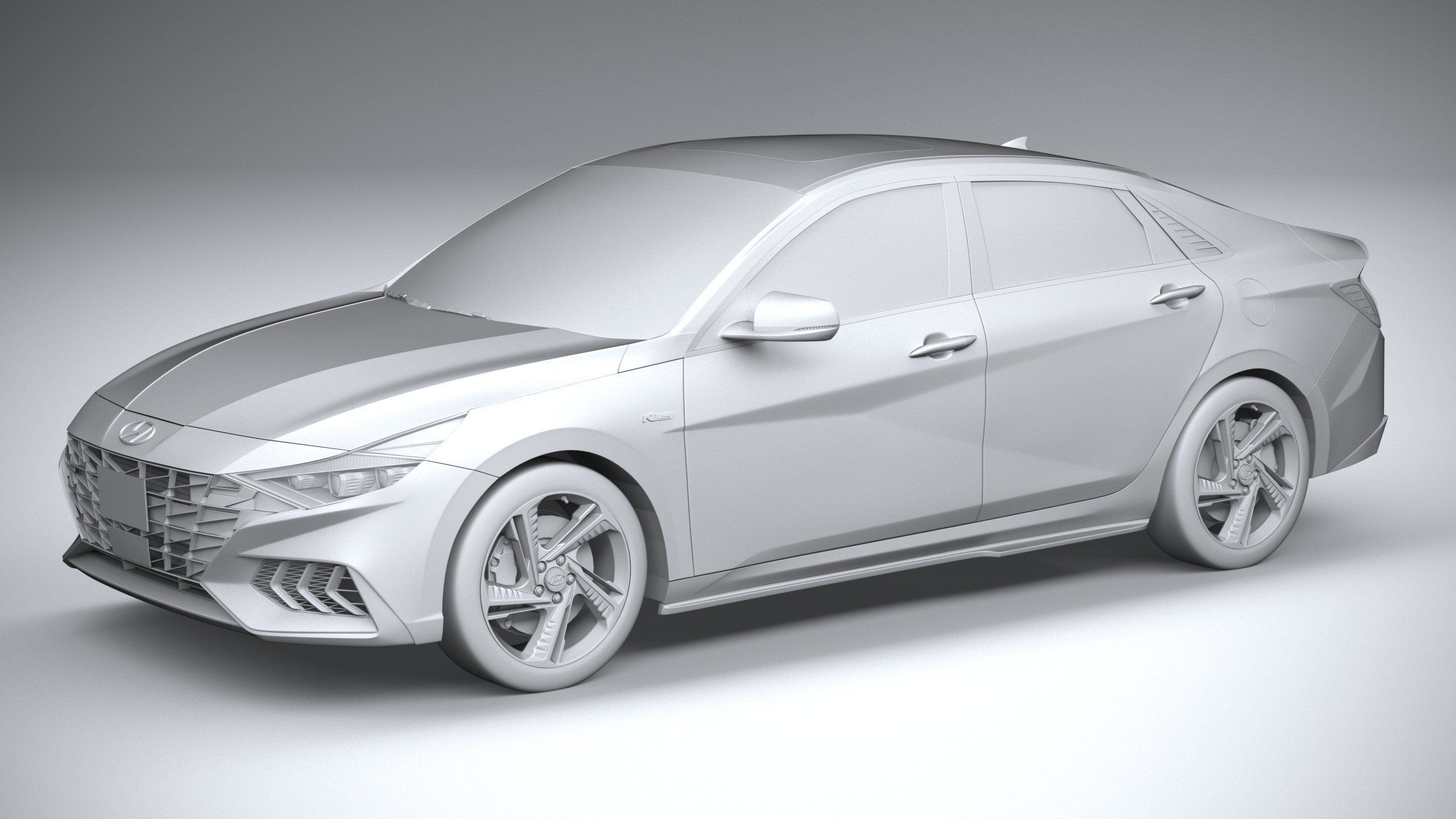 Hyundai Elantra N Line 2021 3D model_19