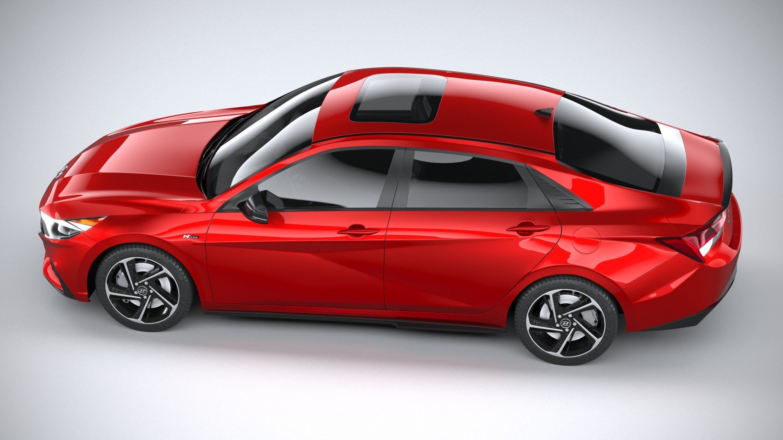 Hyundai Elantra N Line 2021 3D model_9