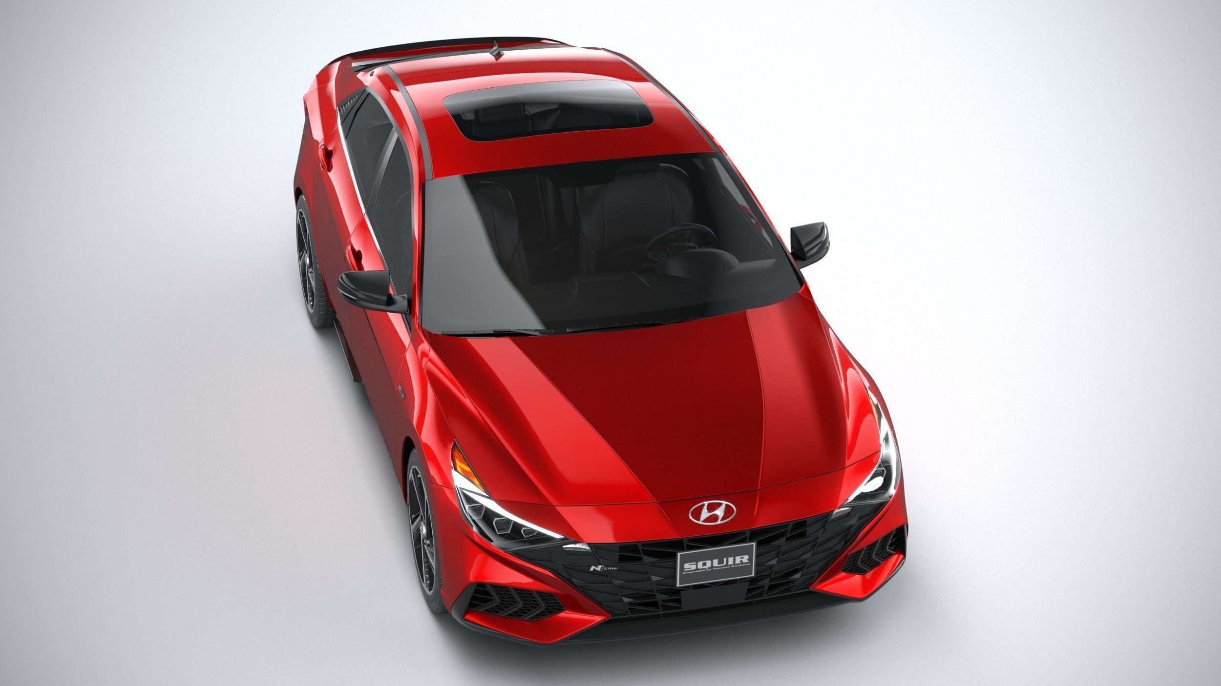 Hyundai Elantra N Line 2021 3D model_12