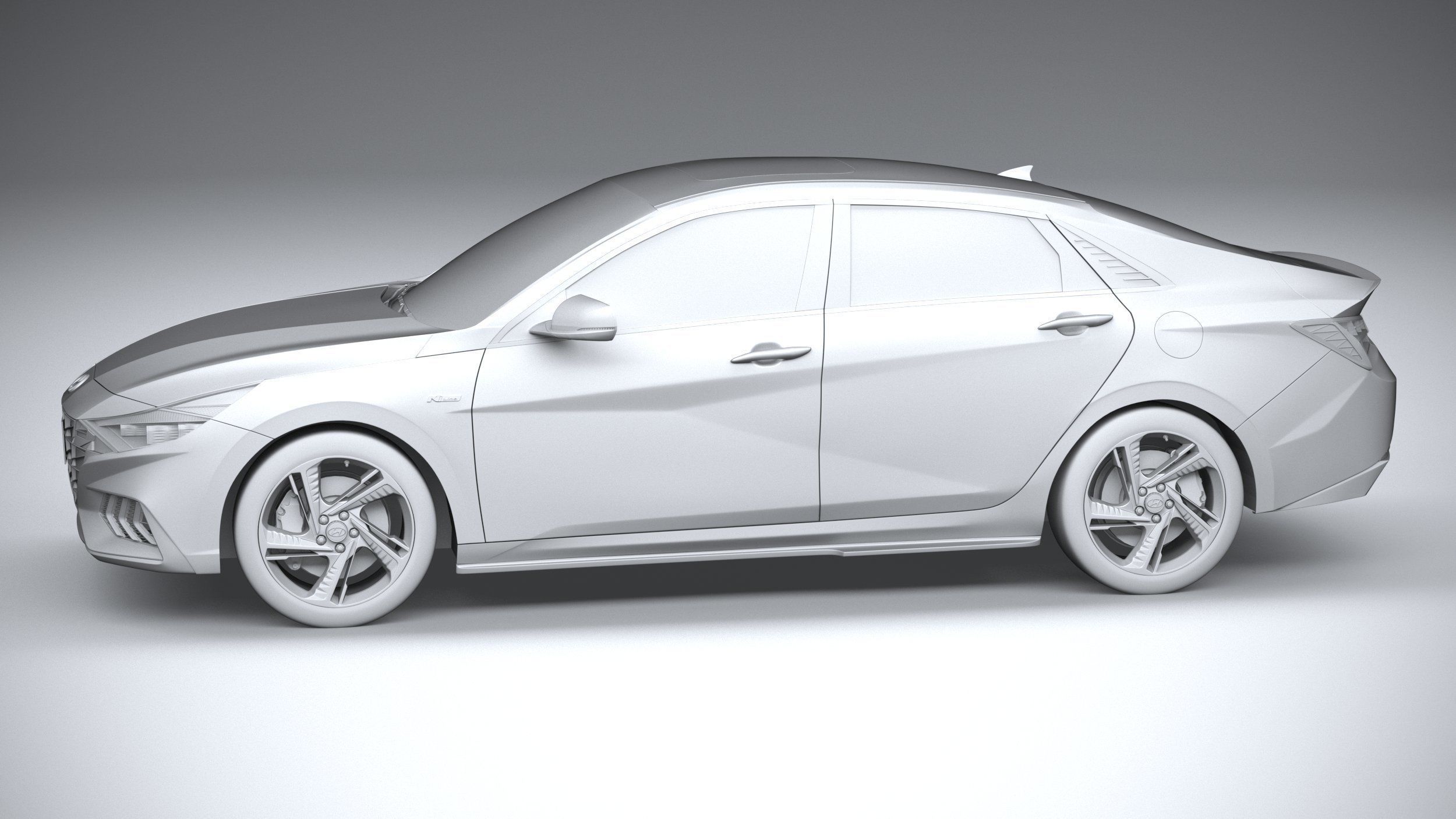 Hyundai Elantra N Line 2021 3D model_22