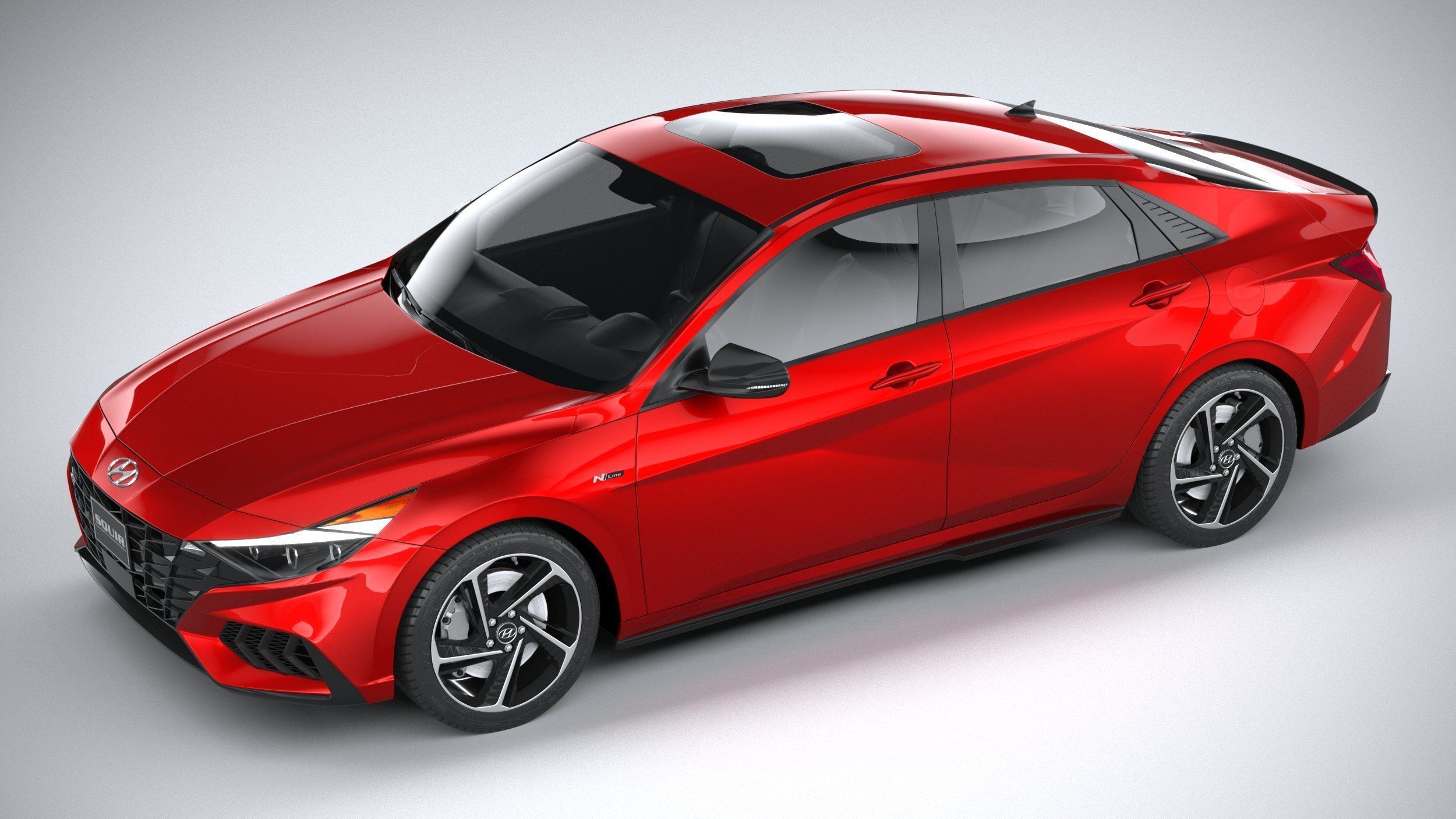 Hyundai Elantra N Line 2021 3D model_7