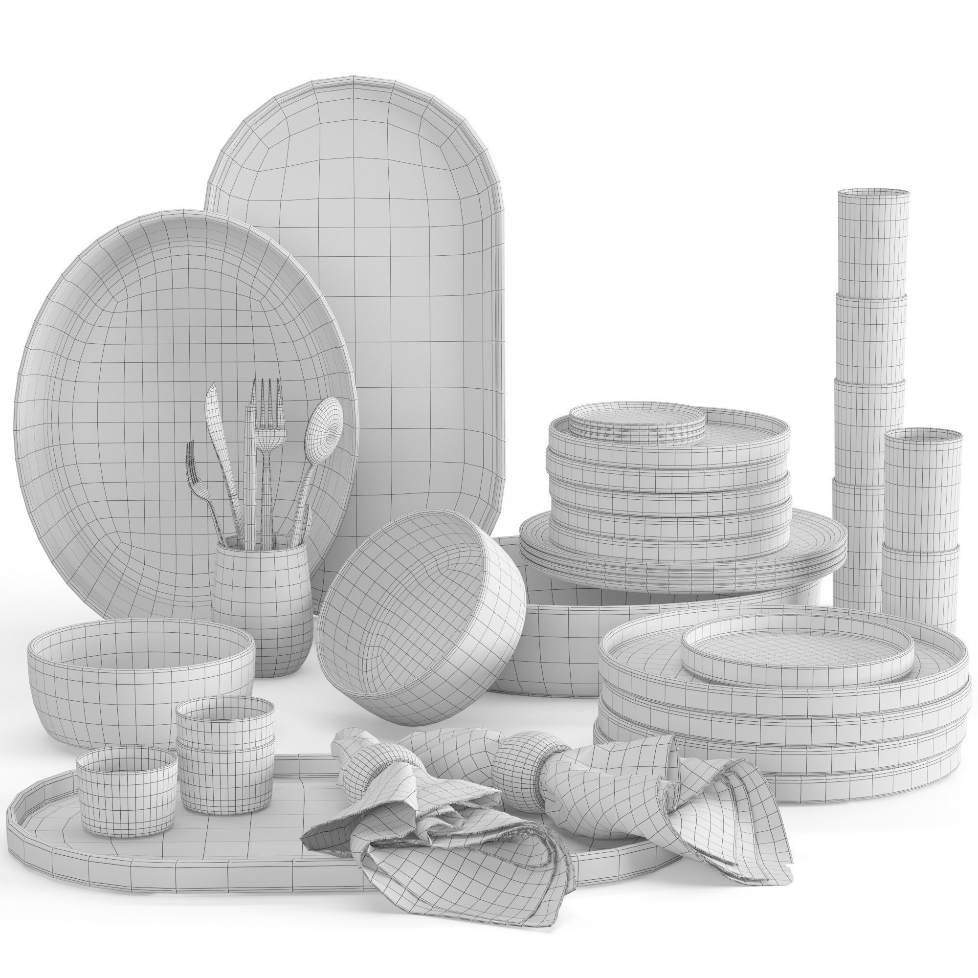 Kitchenware and Tableware 15 3D model_2
