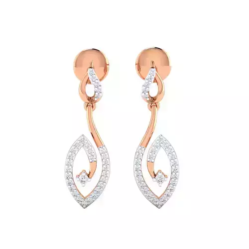 Women earrings 3dm render detail 3D print model