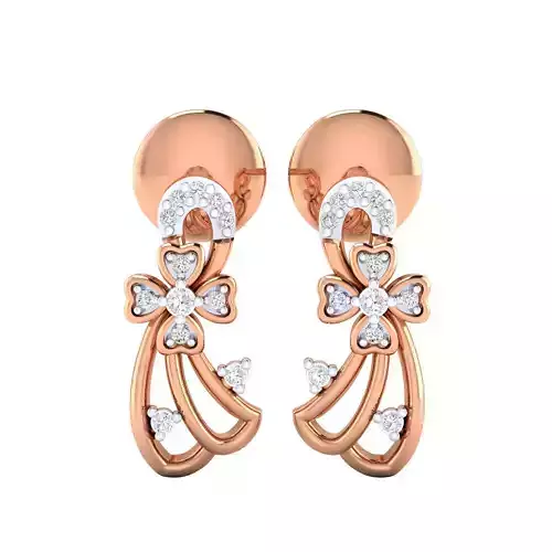 Women earrings 3dm render detail 3D print model