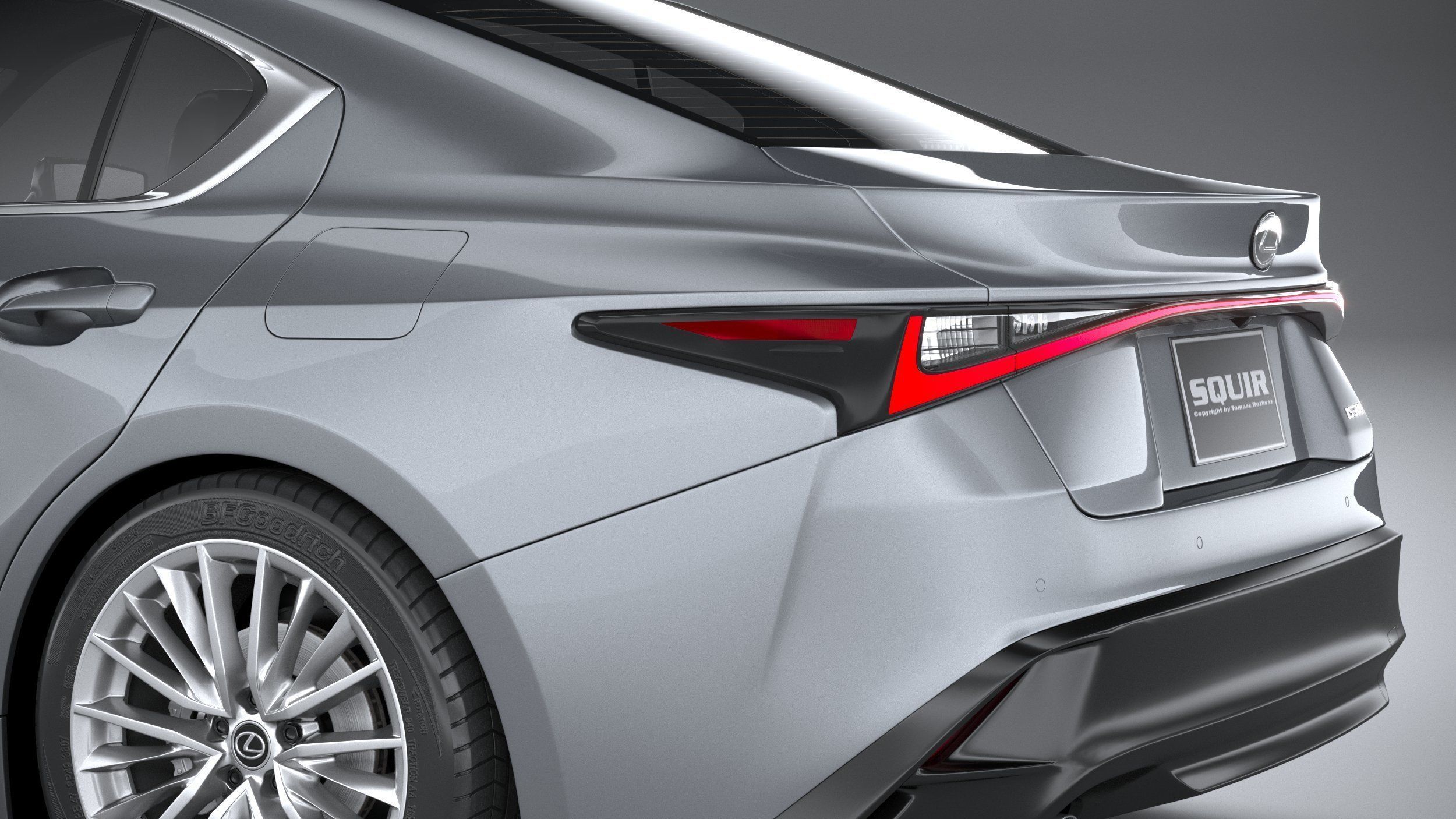 Lexus IS 2021 3D model_6