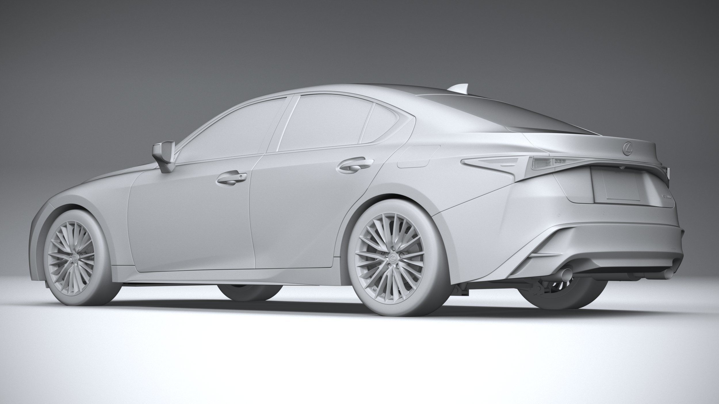 Lexus IS 2021 3D model_21
