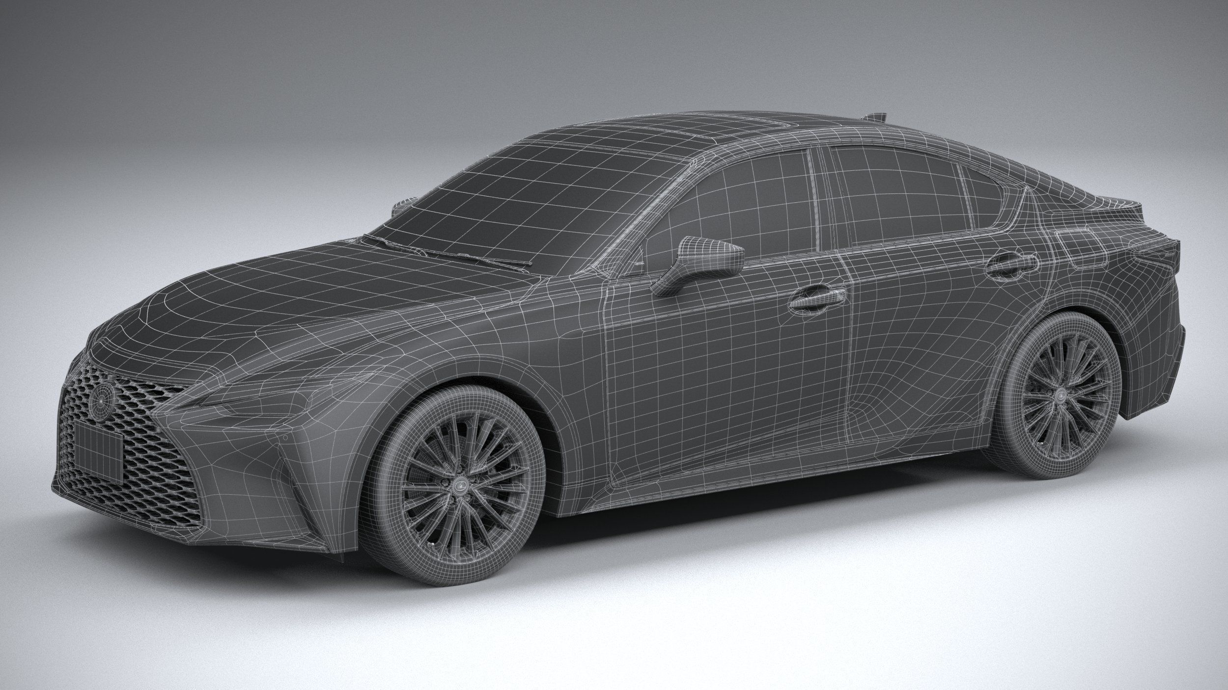 Lexus IS 2021 3D model_28