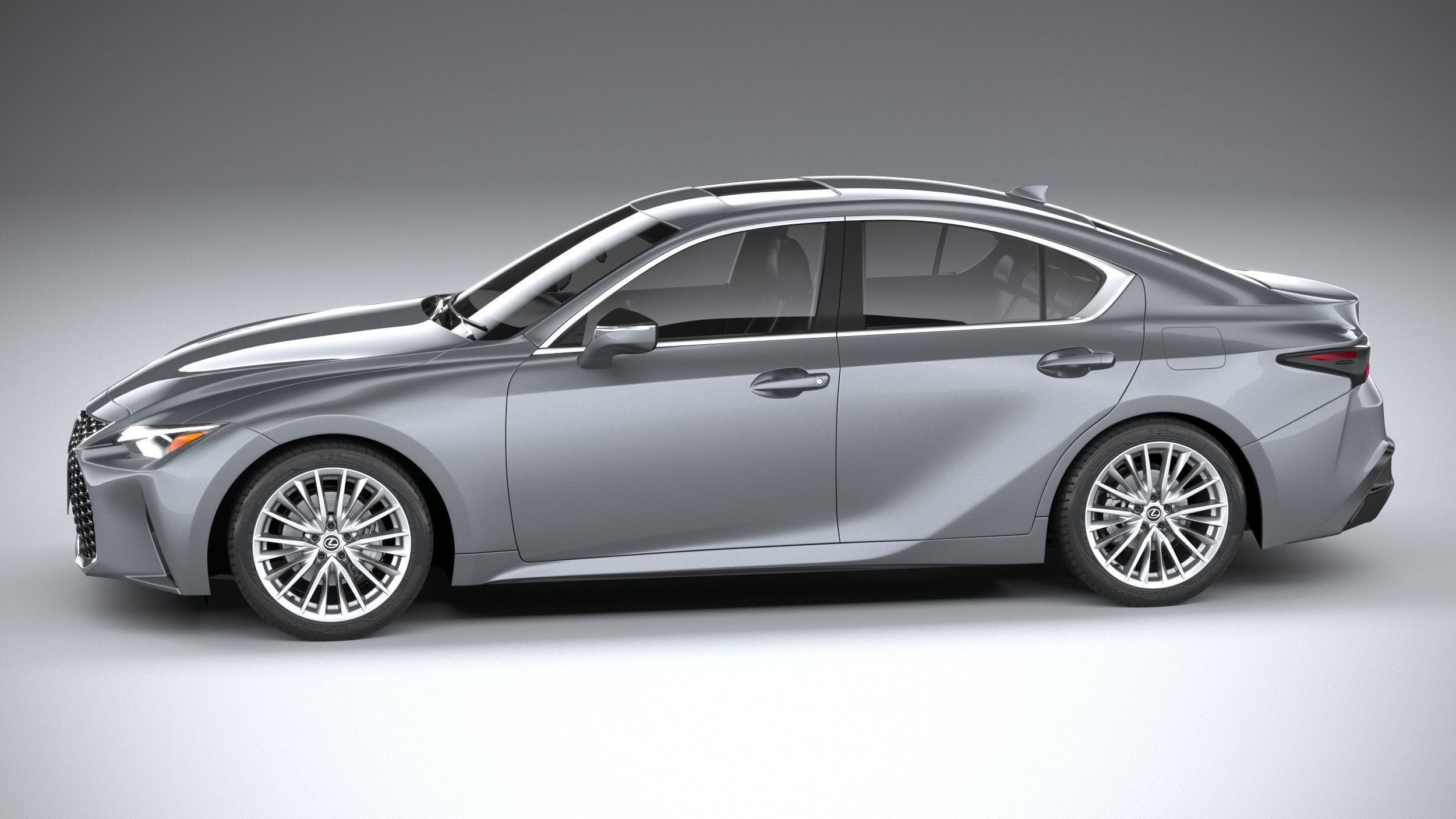 Lexus IS 2021 3D model_8
