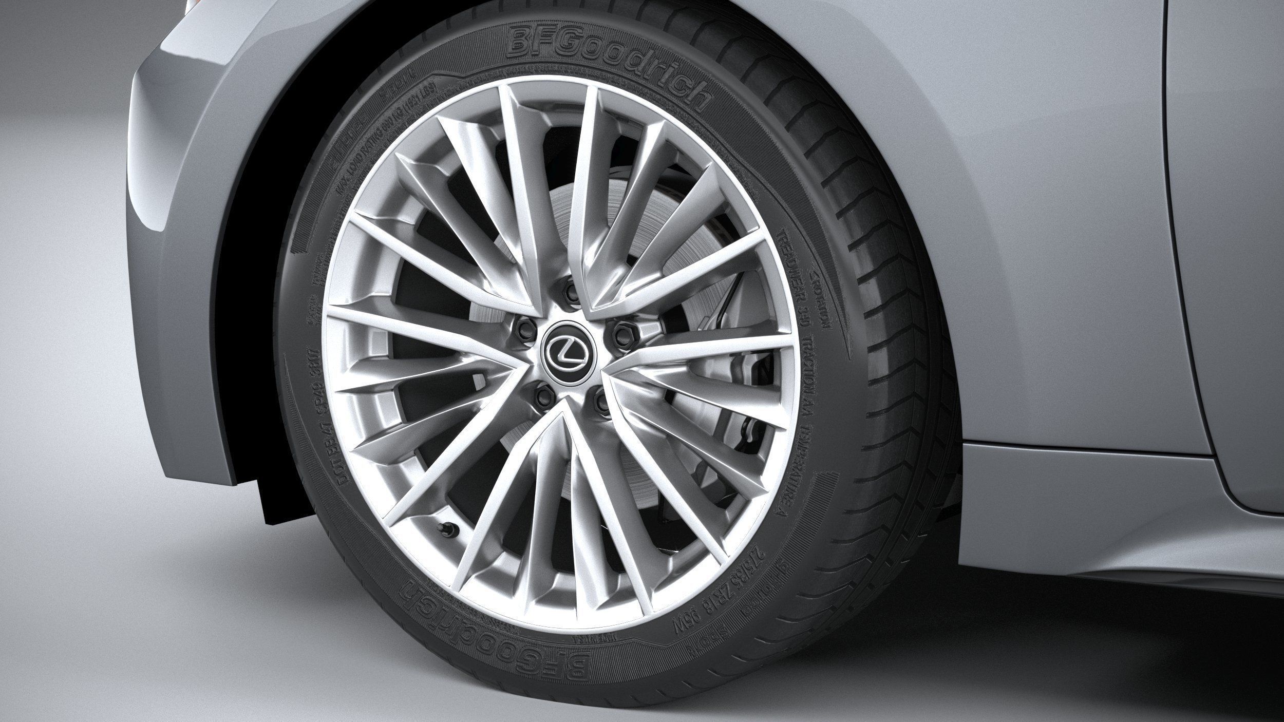 Lexus IS 2021 3D model_16