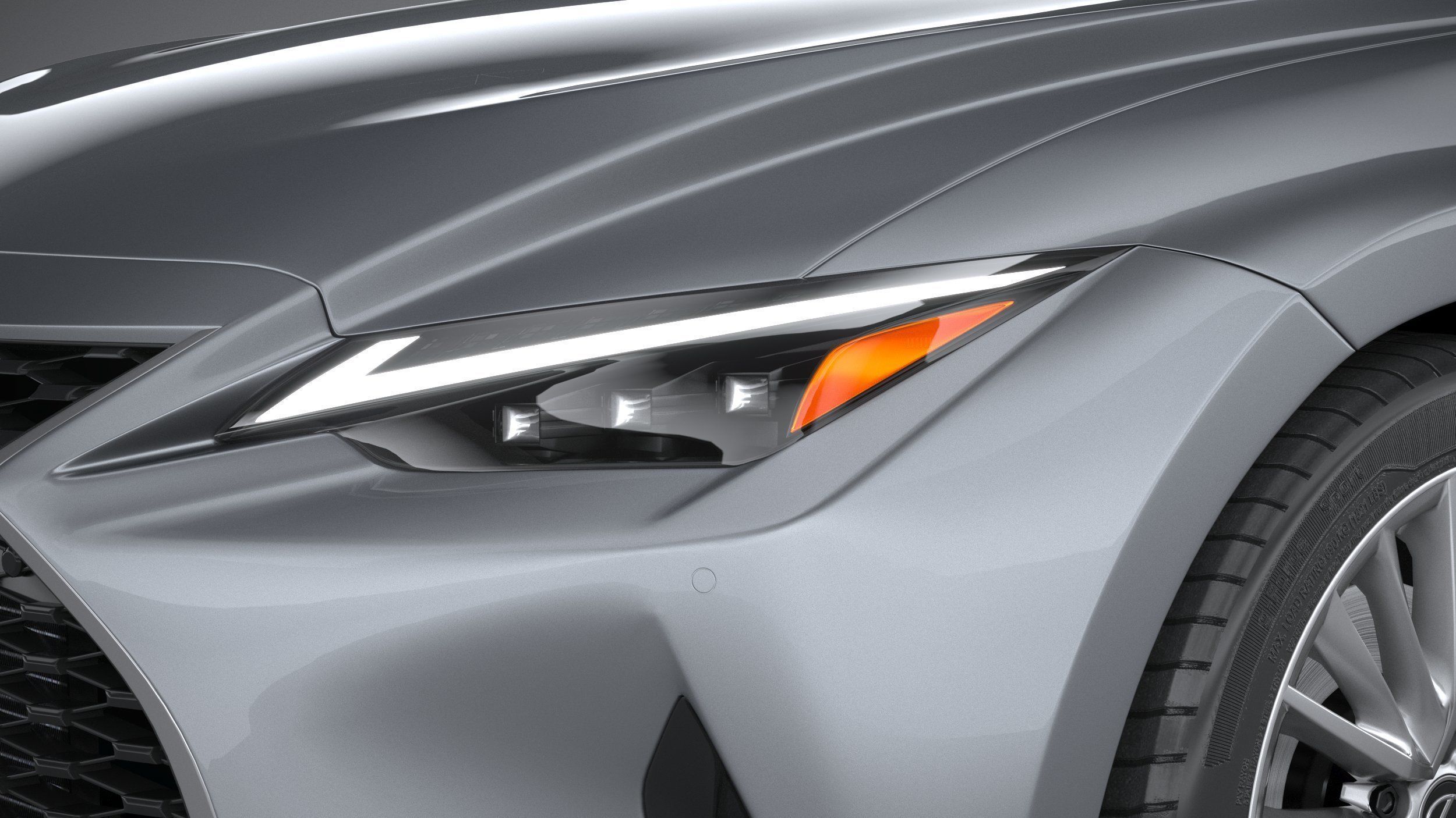 Lexus IS 2021 3D model_14