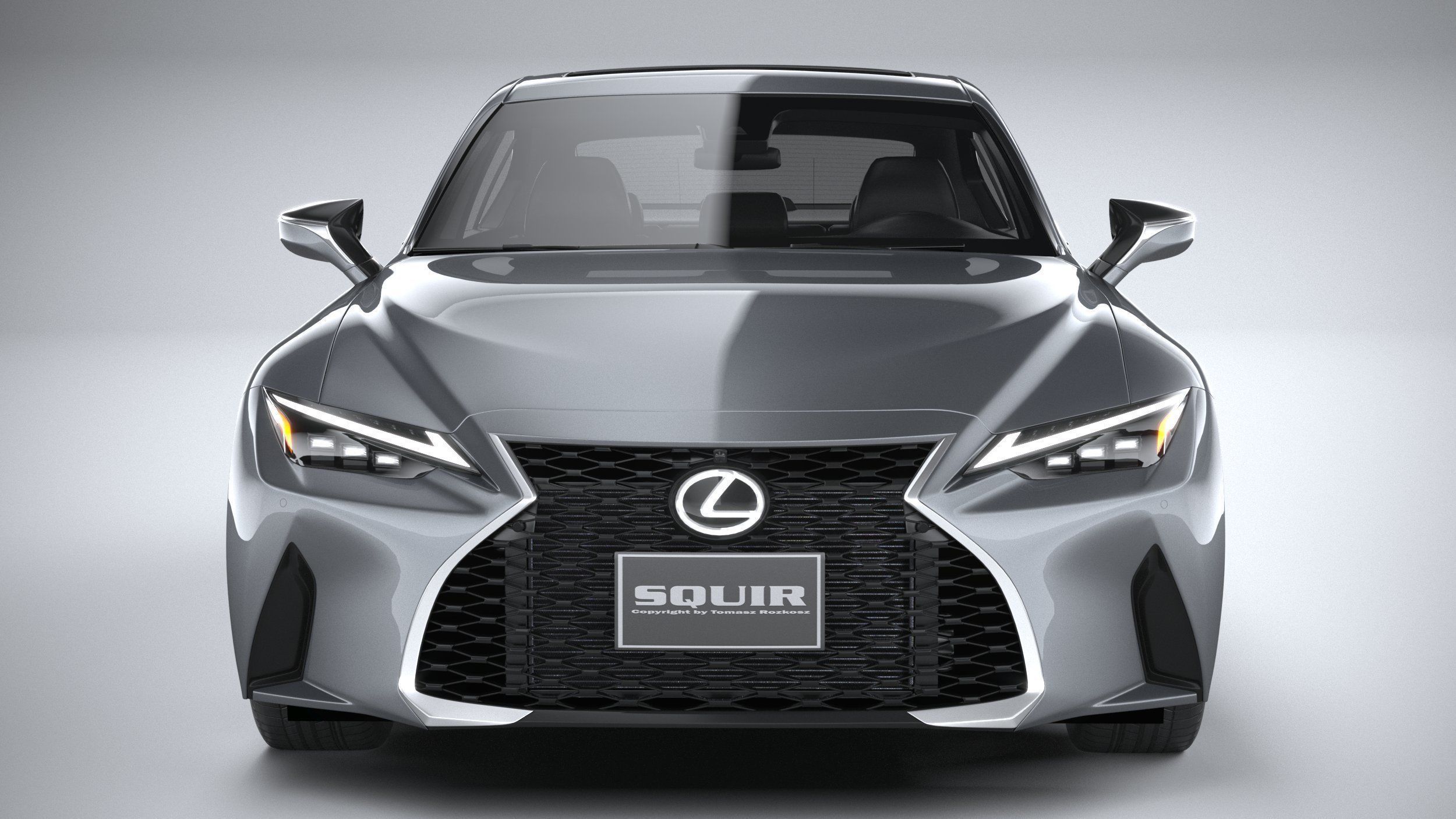 Lexus IS 2021 3D model_13