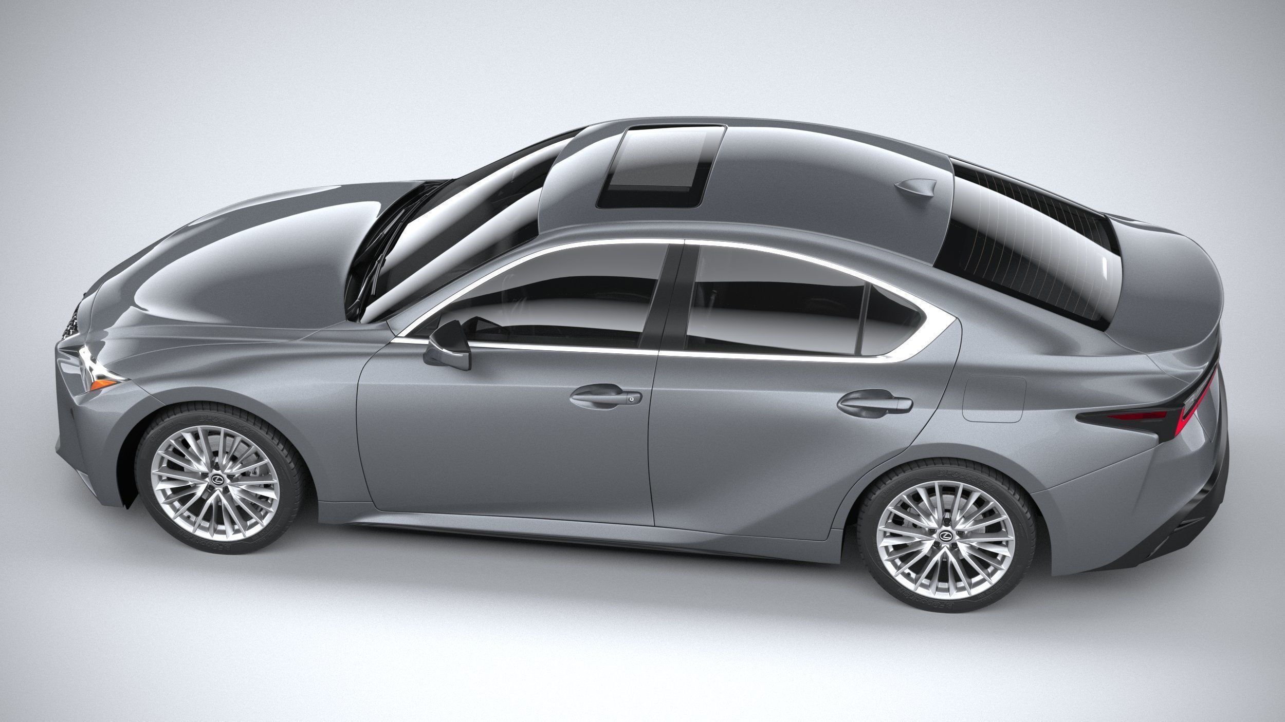Lexus IS 2021 3D model_9