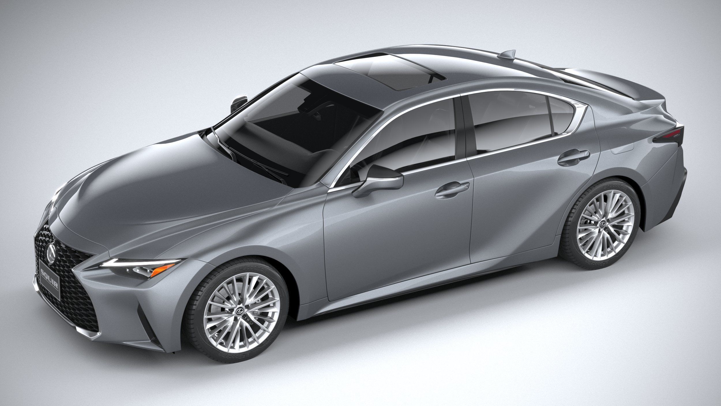 Lexus IS 2021 3D model_7