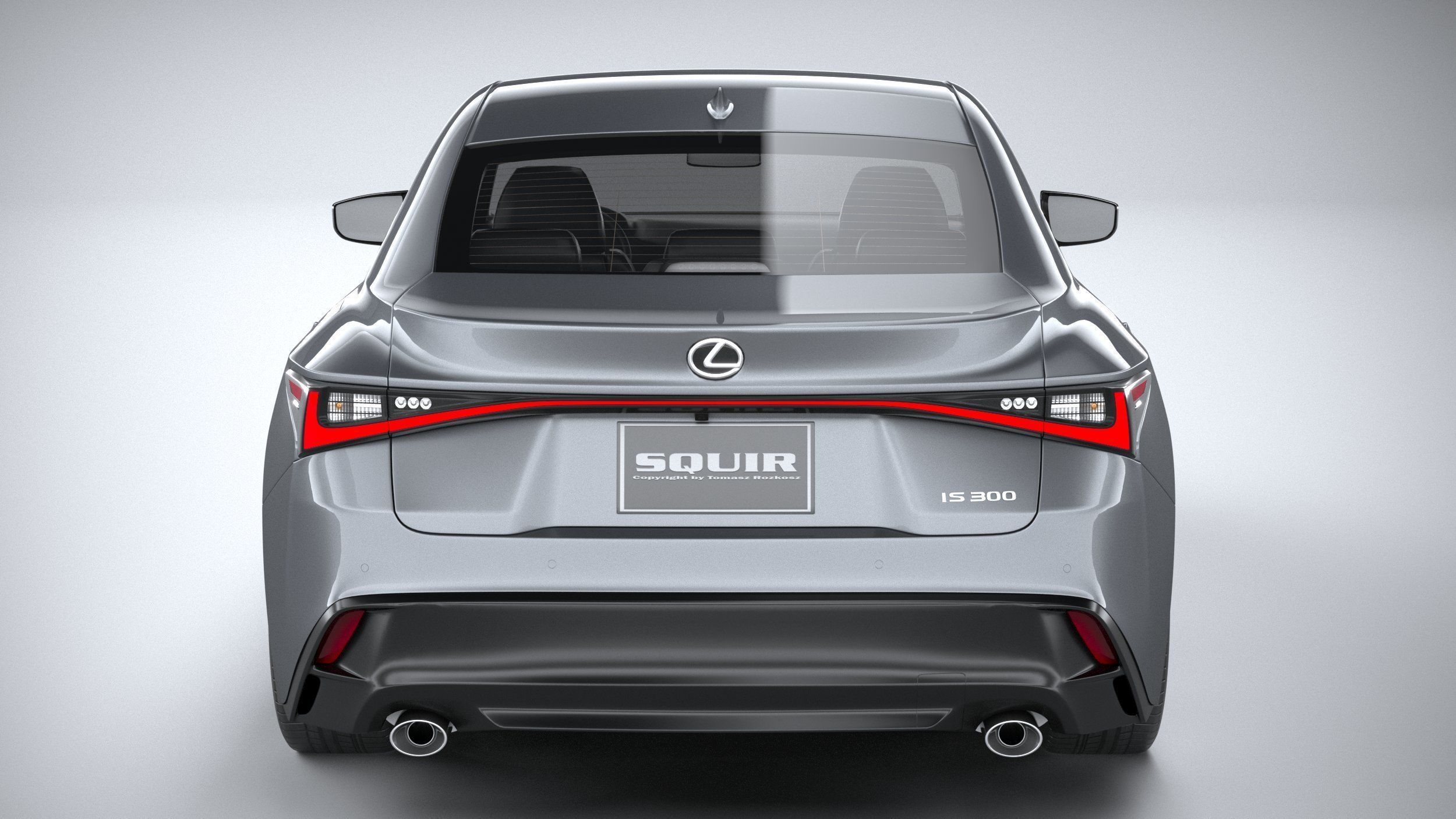 Lexus IS 2021 3D model_4