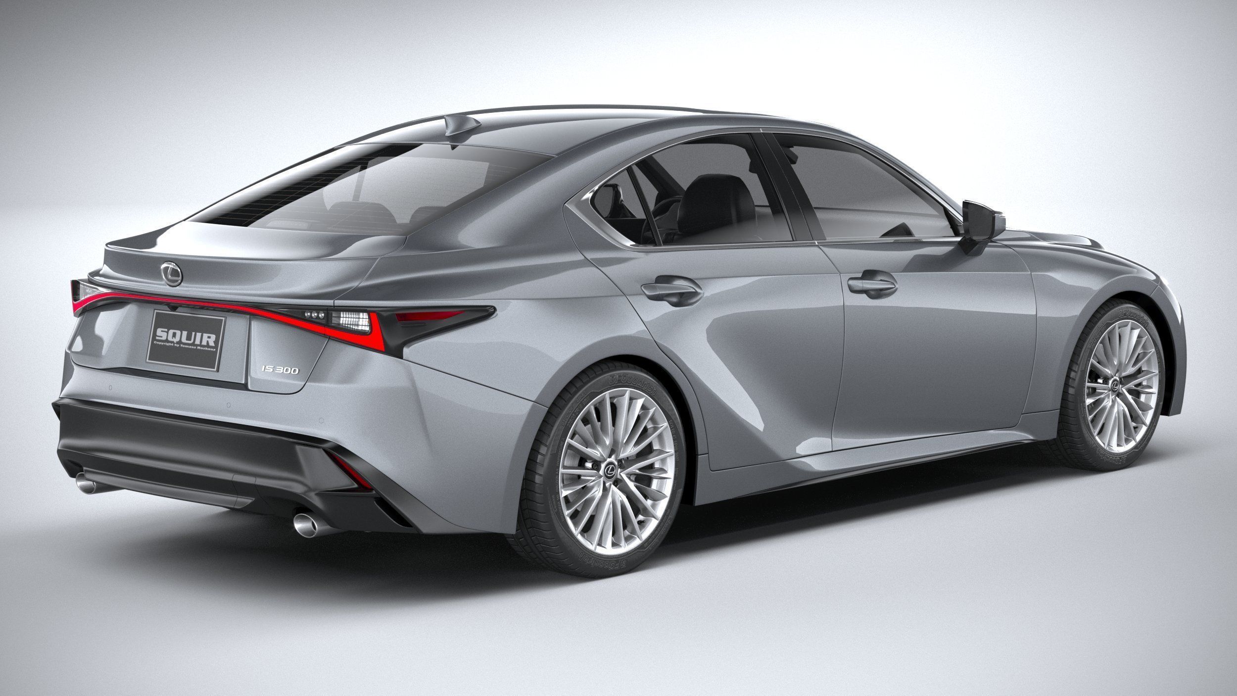 Lexus IS 2021 3D model_17