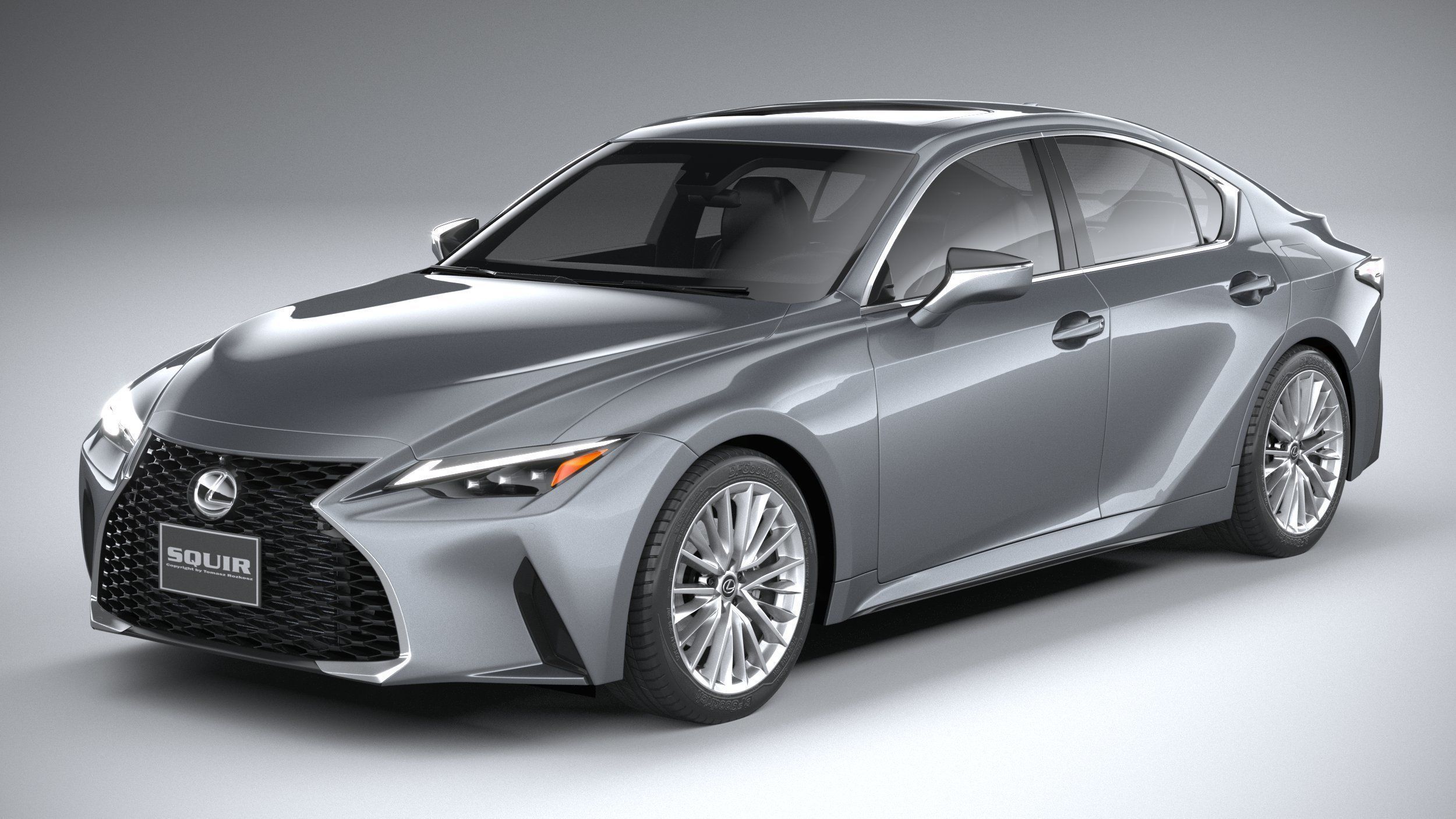Lexus IS 2021 3D model_1