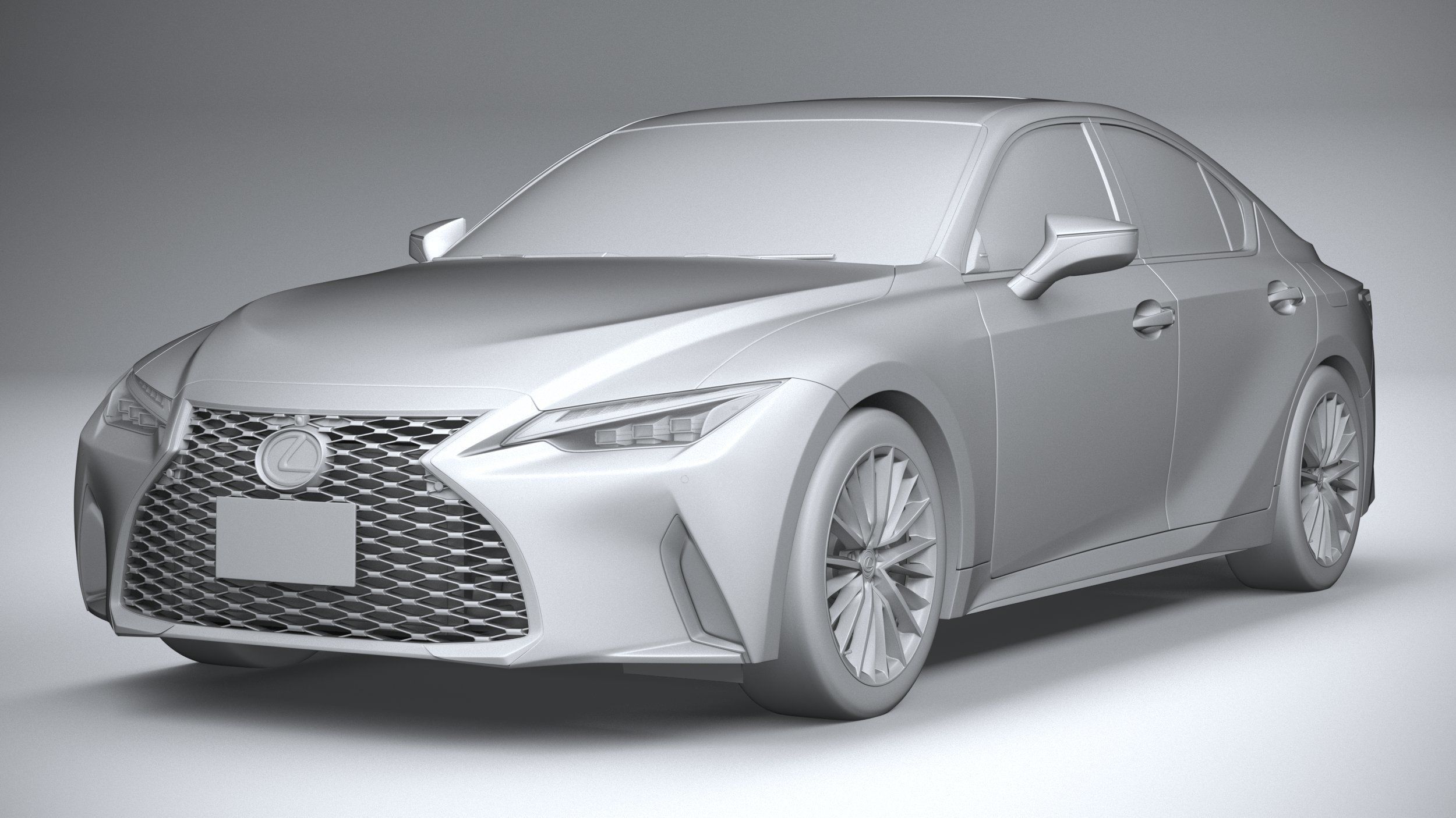 Lexus IS 2021 3D model_20