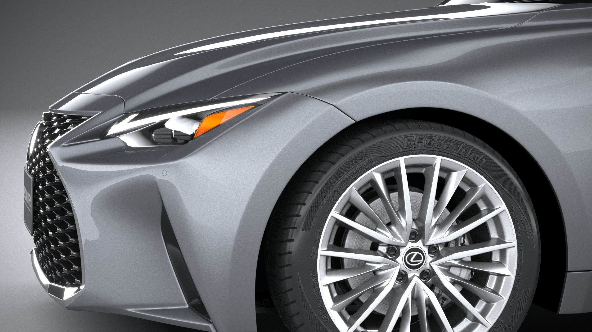 Lexus IS 2021 3D model_3