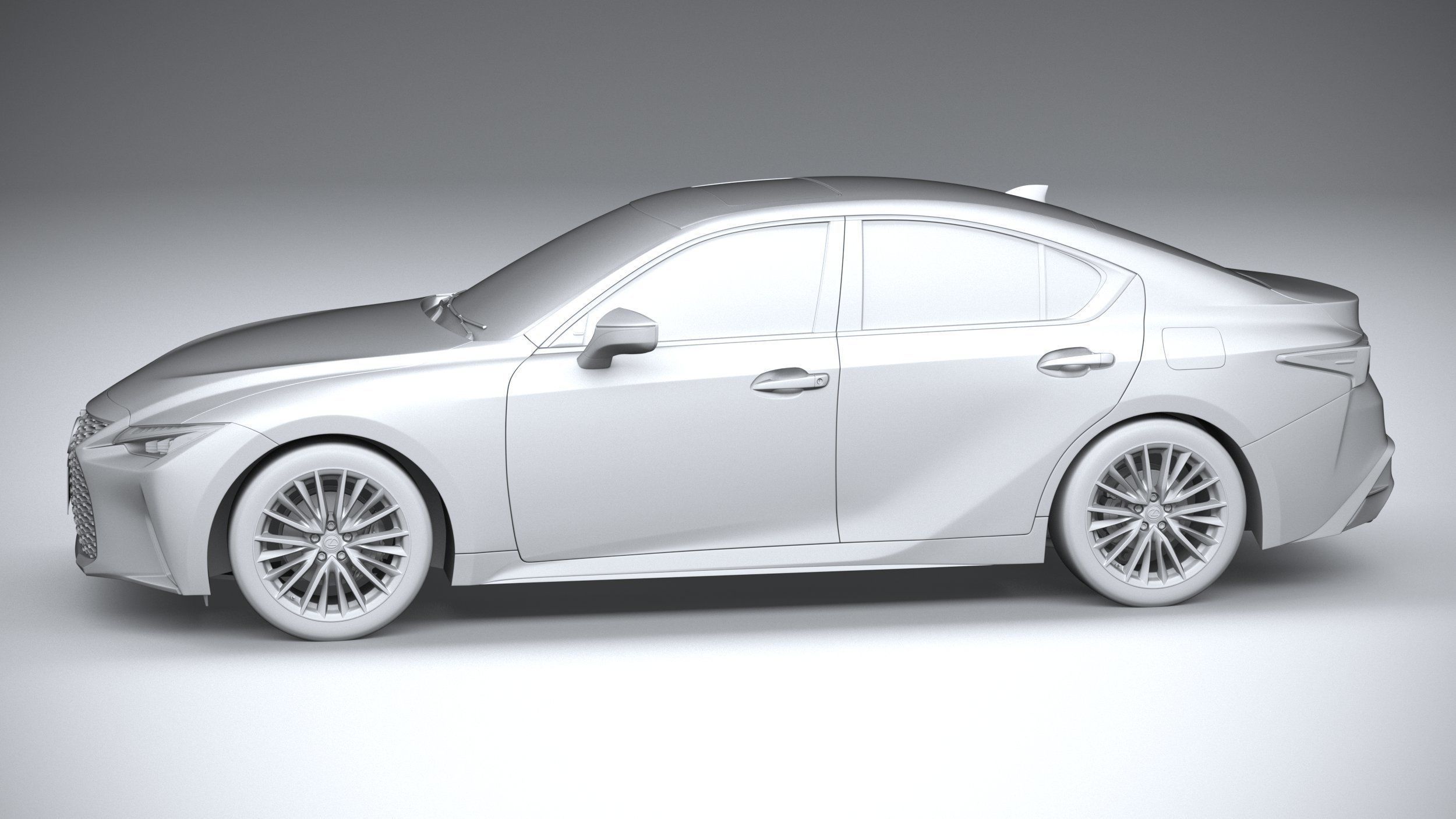 Lexus IS 2021 3D model_22