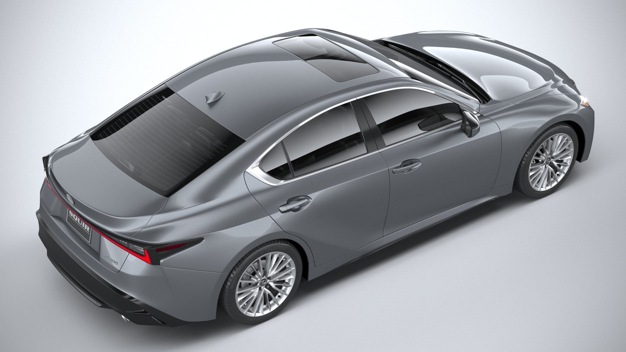 Lexus IS 2021 3D model_10
