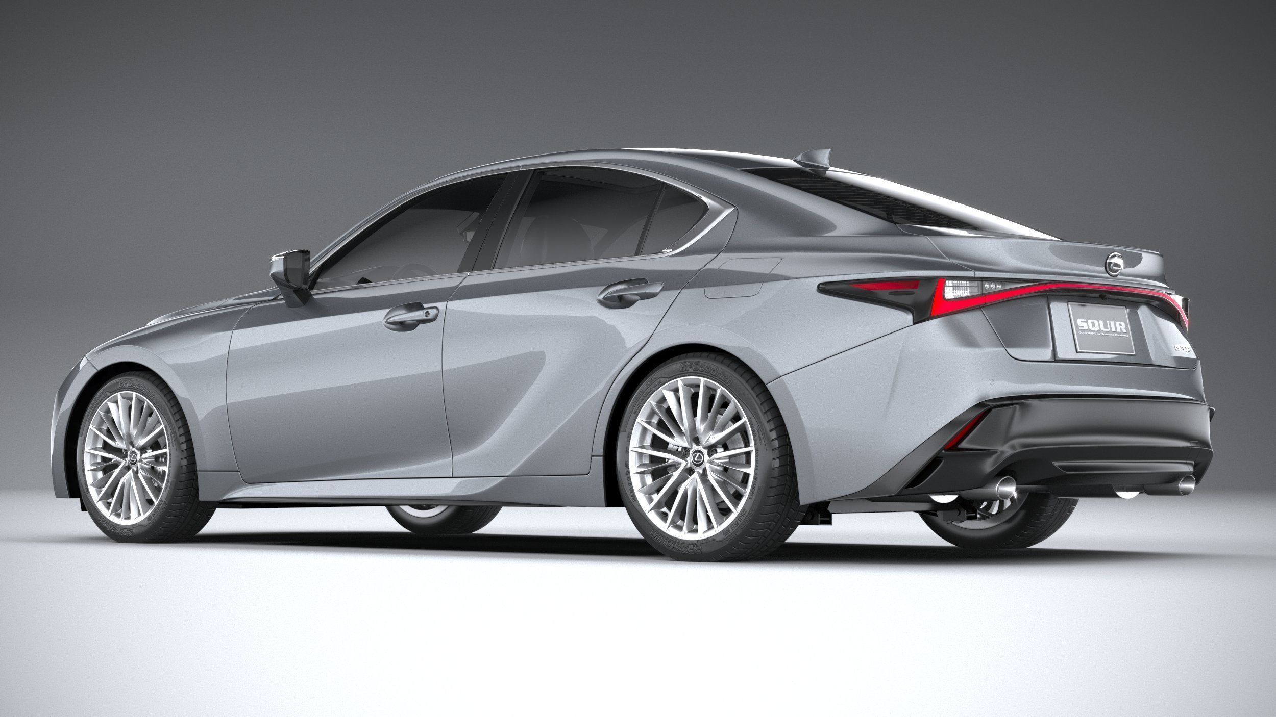 Lexus IS 2021 3D model_5