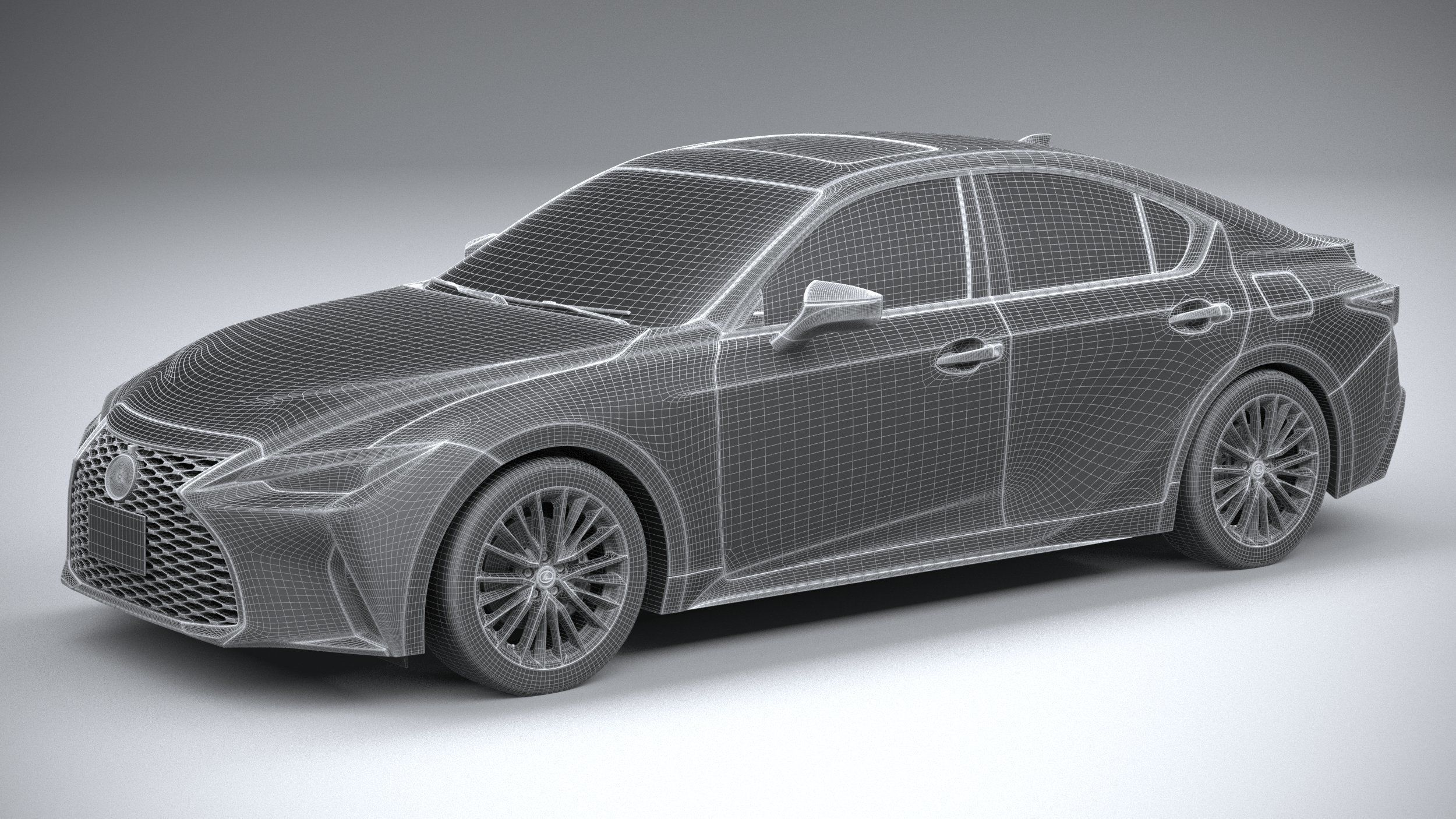 Lexus IS 2021 3D model_26