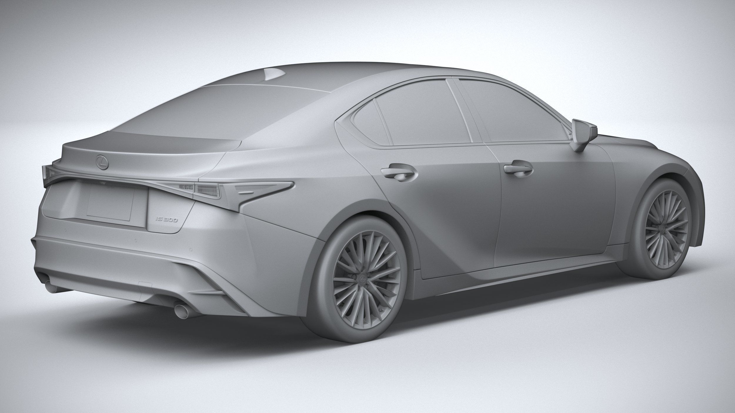 Lexus IS 2021 3D model_25