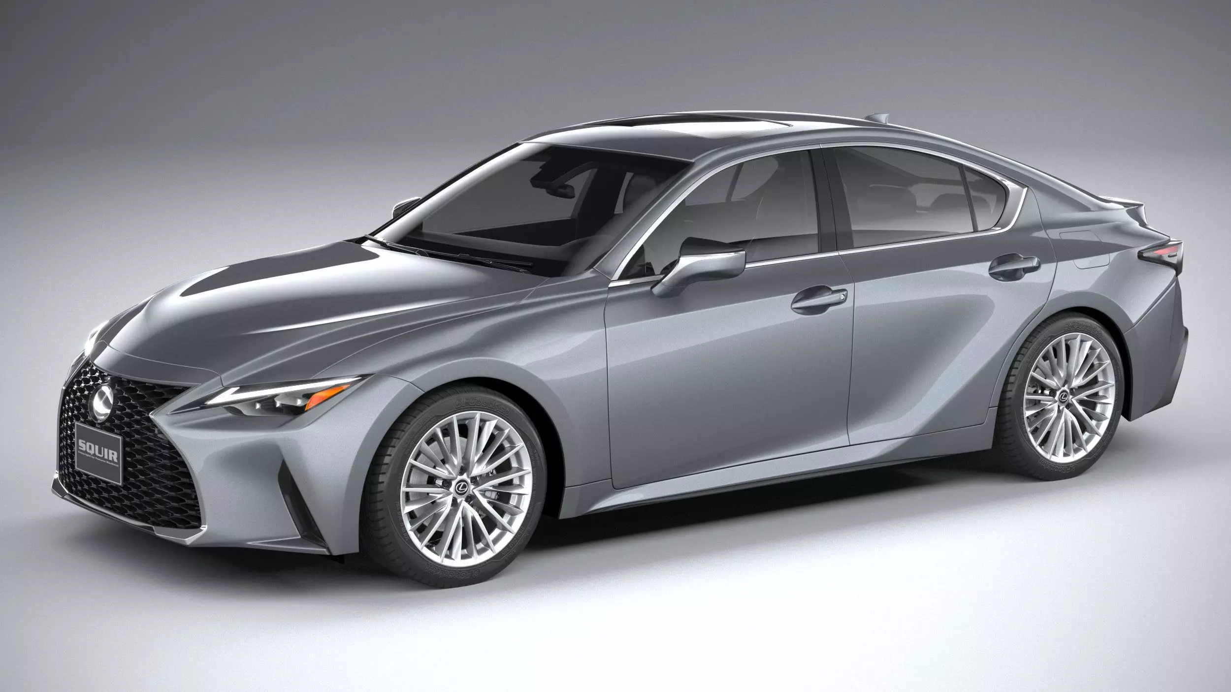 Lexus IS 2021 3D model_0