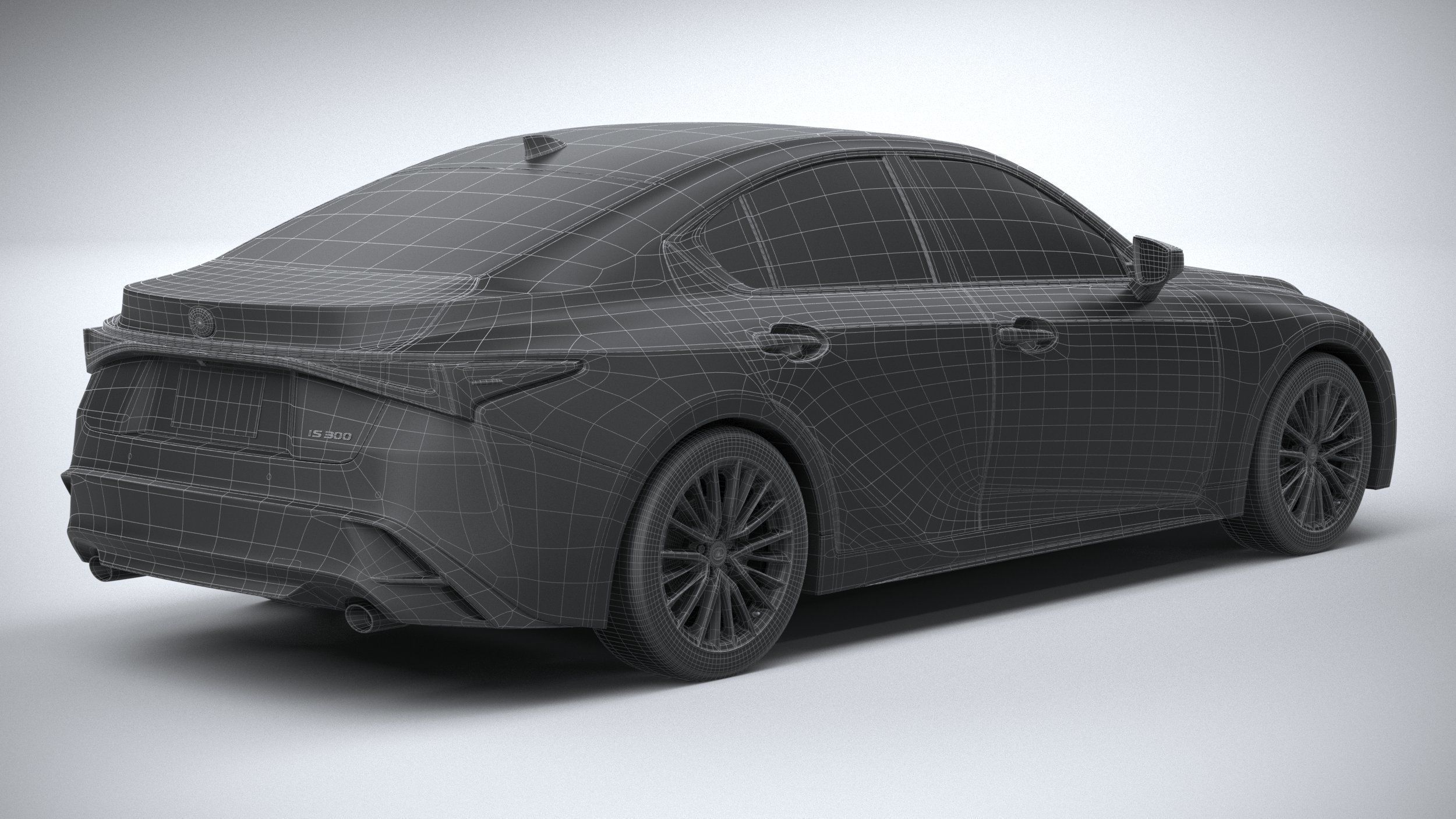 Lexus IS 2021 3D model_29