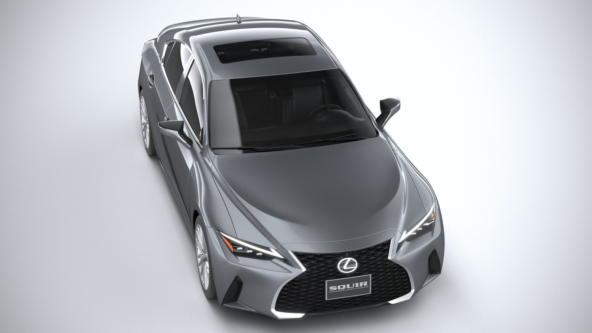Lexus IS 2021 3D model_12