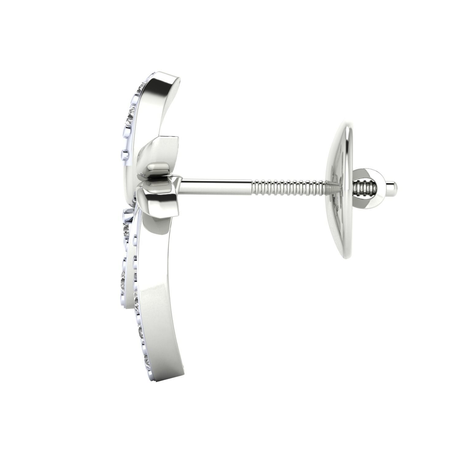 Women earrings 3dm render detail 3D print model 3D print model_12