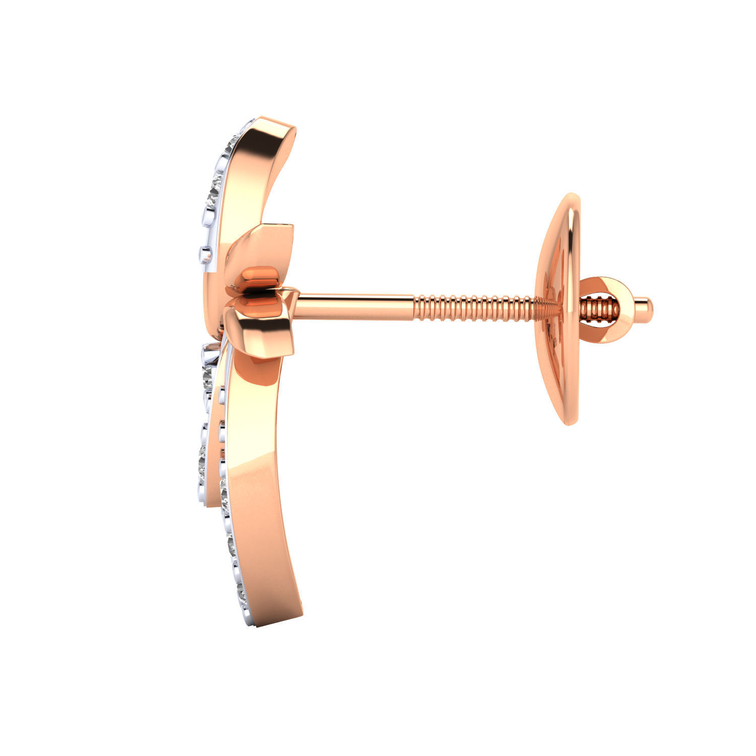 Women earrings 3dm render detail 3D print model 3D print model_9