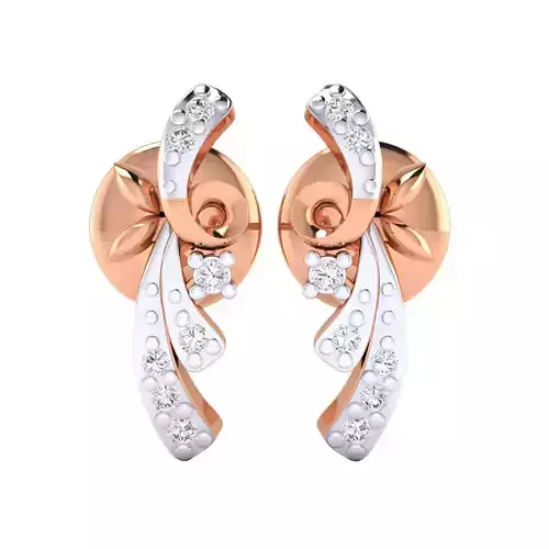 Women earrings 3dm render detail 3D print model