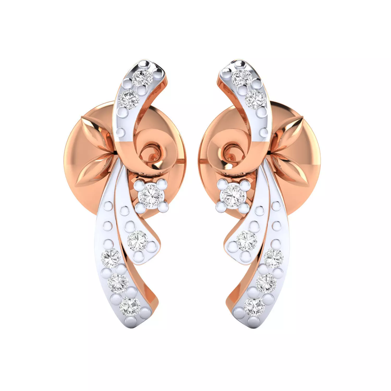 Women earrings 3dm render detail 3D print model 3D print model_0