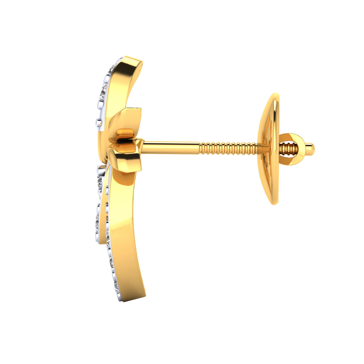 Women earrings 3dm render detail 3D print model 3D print model_7