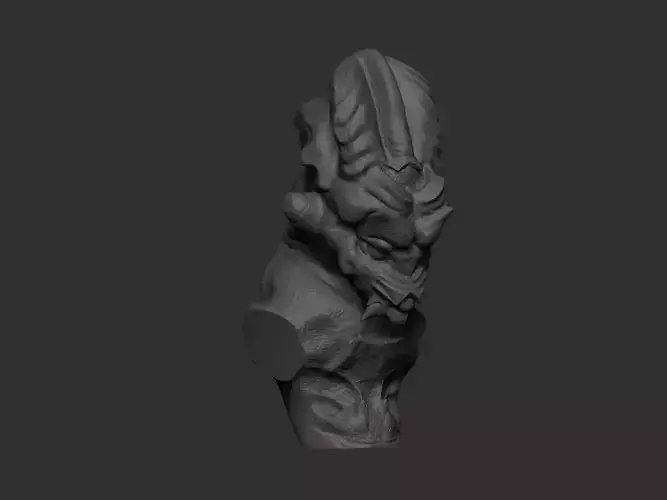 alian bust creature scifi 