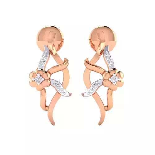 Women earrings 3dm render detail 3D print model