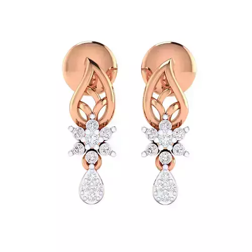 Women earrings 3dm render detail 3D print model