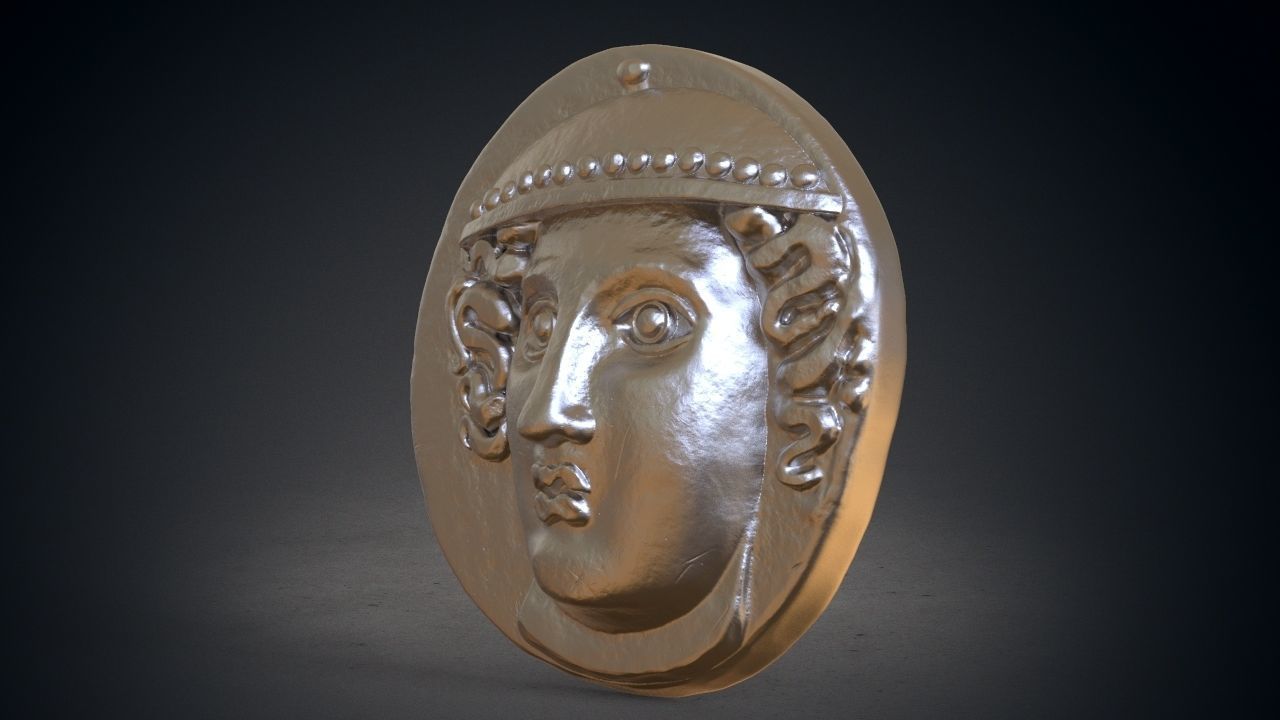 Ainos Coin 3D print model_2