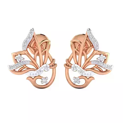 Women earrings 3dm render detail 3D print model