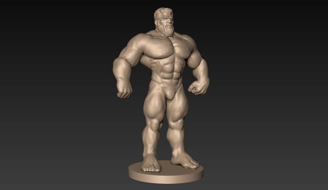 Muscular Man Basemesh 3D model