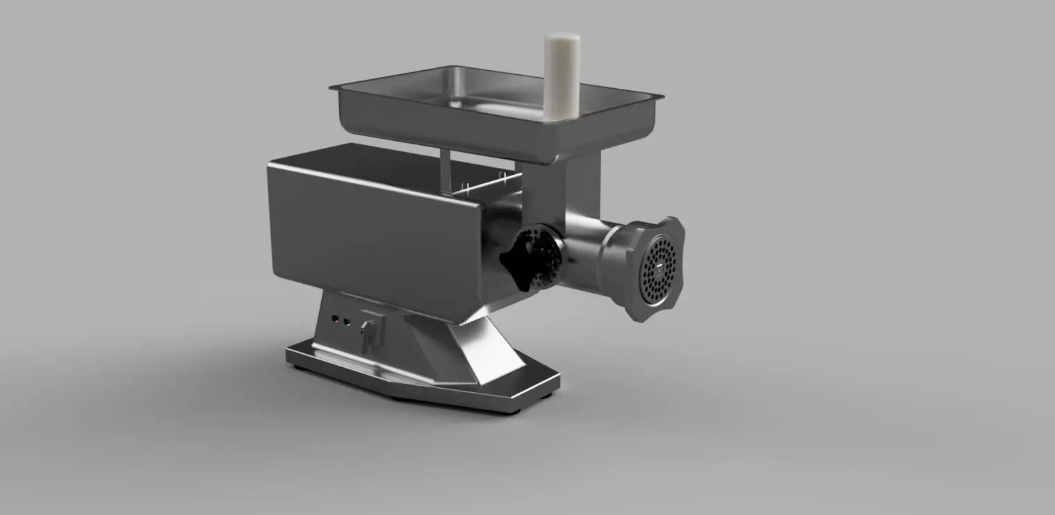 Meat grinder 3D model_0