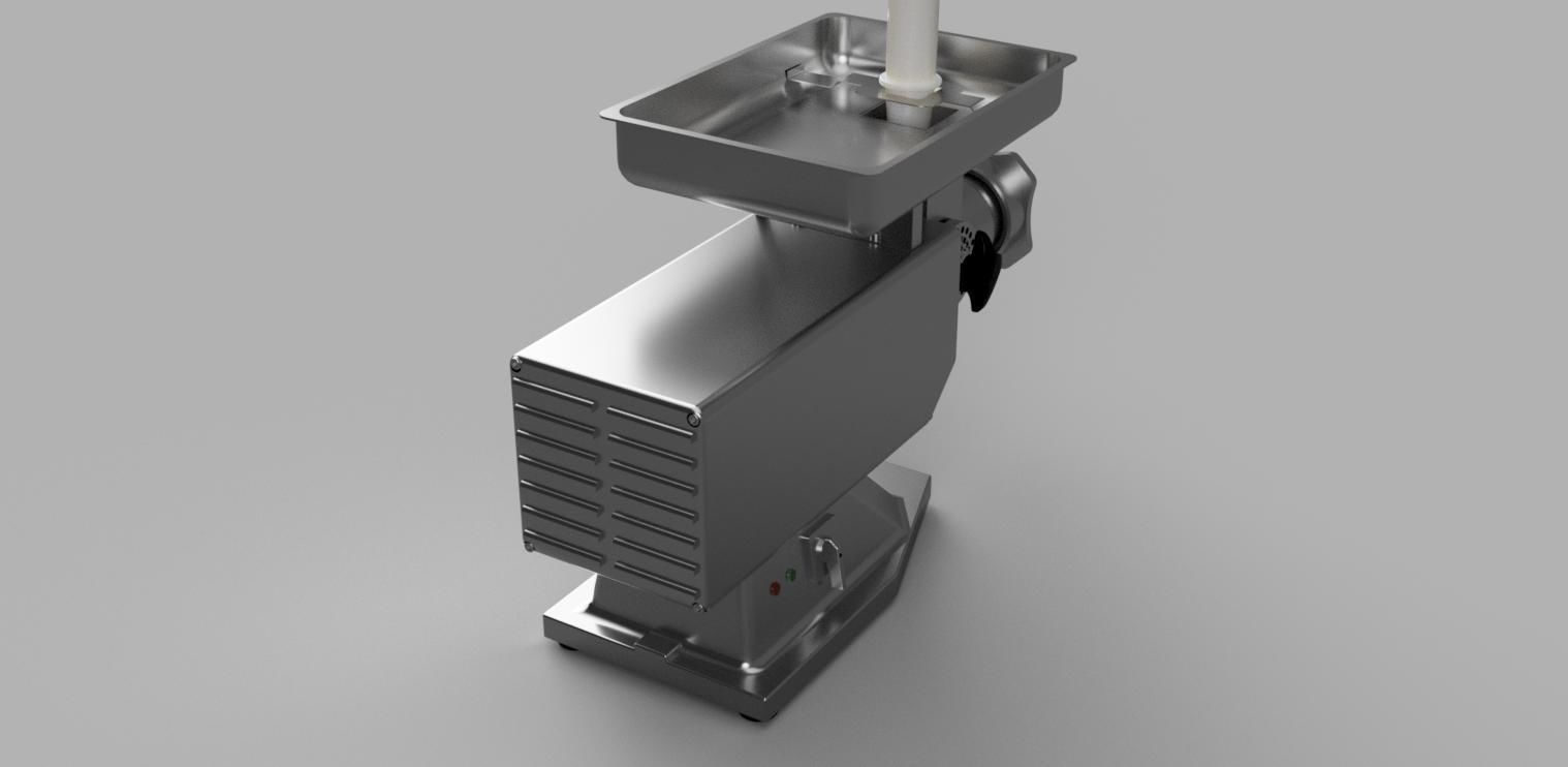 Meat grinder 3D model_3