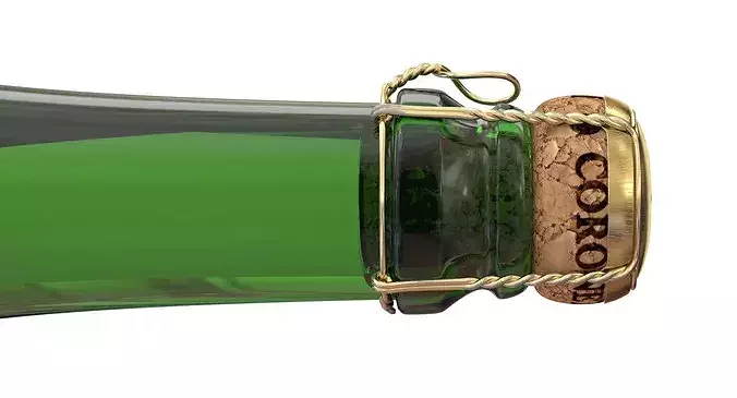 No-name Coroneti Bottle 3D model 6