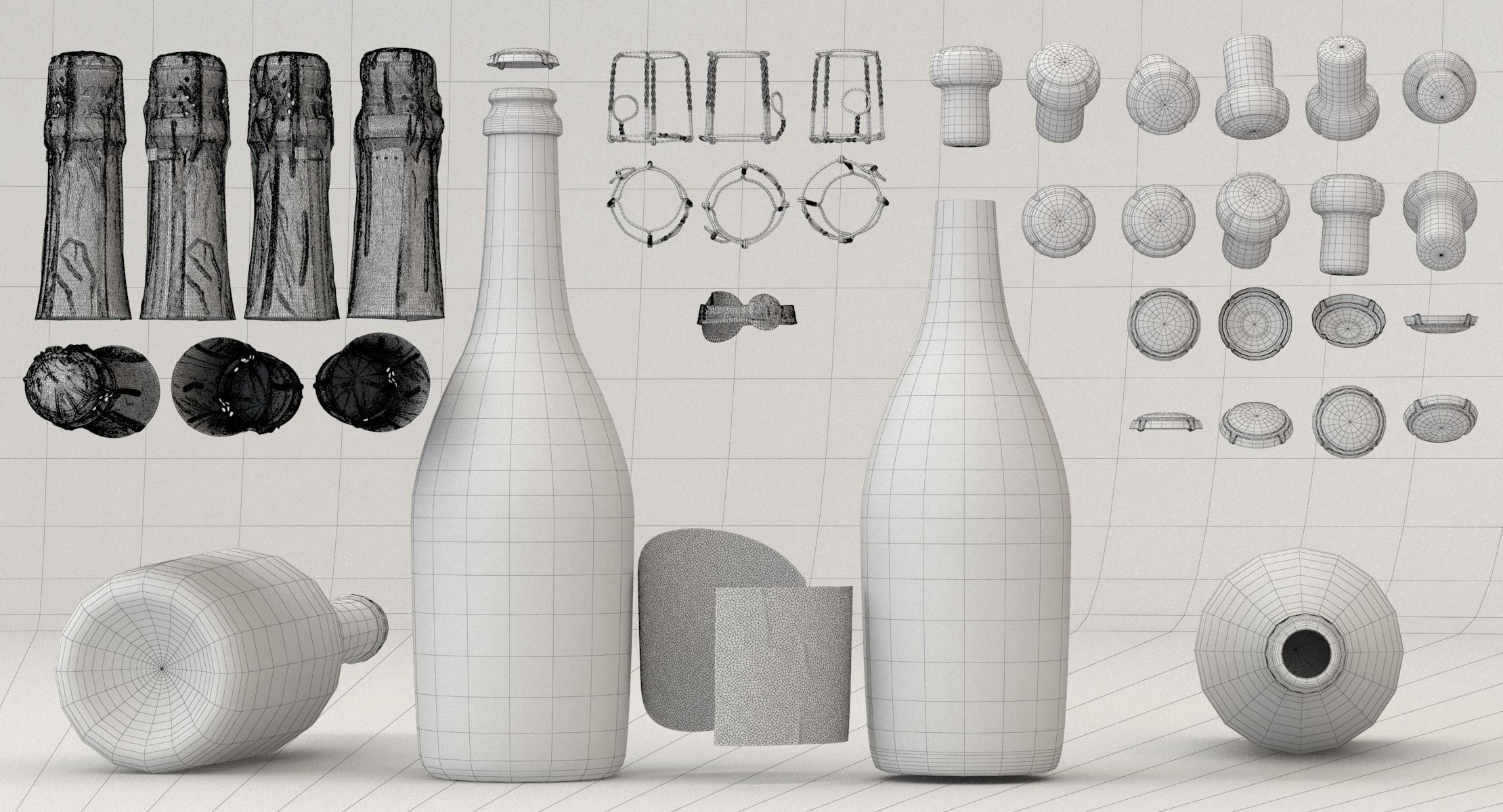 No-name Coroneti Bottle 3D model_9