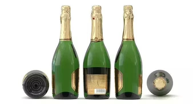 No-name Coroneti Bottle 3D model 5