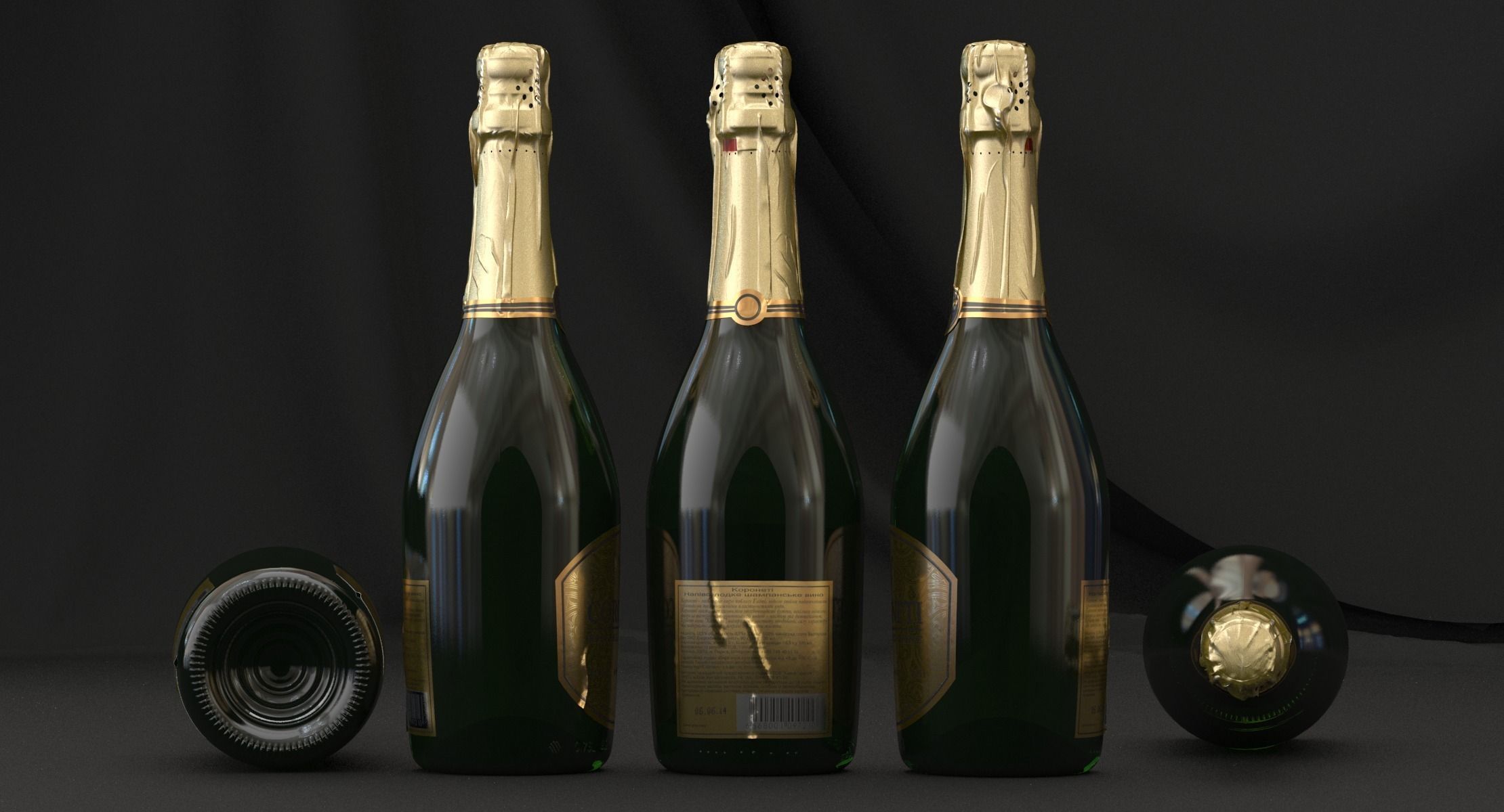 No-name Coroneti Bottle 3D model_2