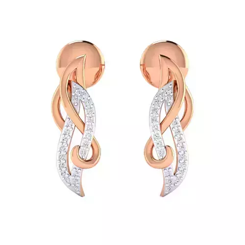 Women earrings 3dm render detail 3D print model