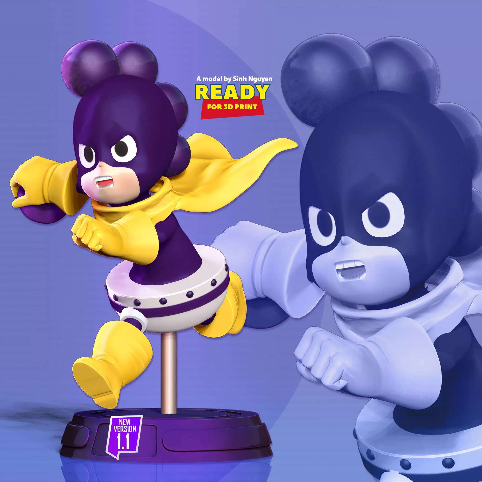Minoru Mineta 3D print model