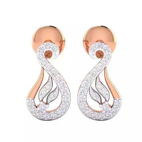 Women earrings 3dm render detail 3D print model